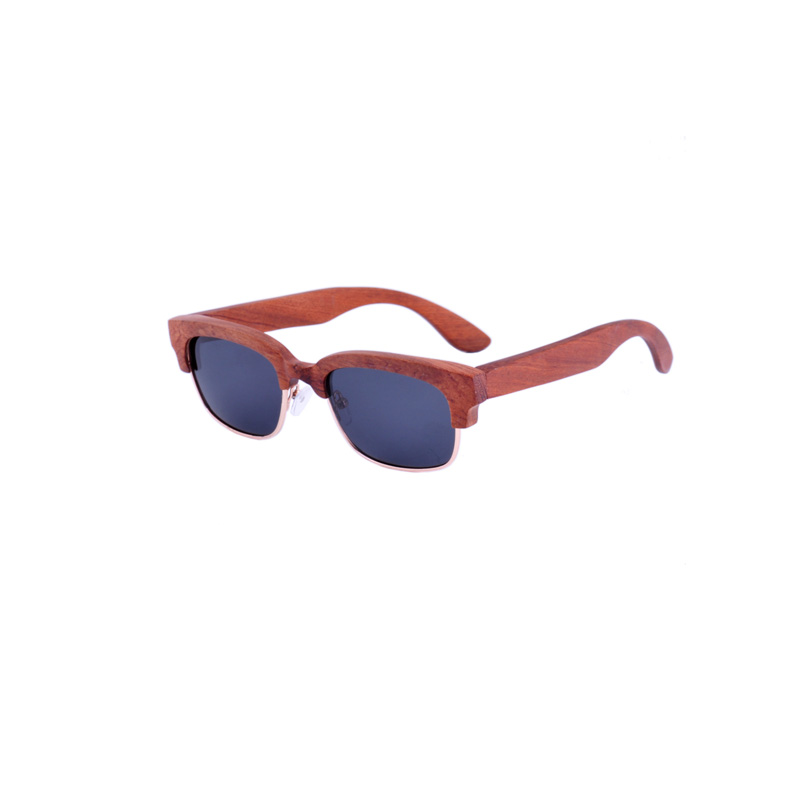 WOOD FRAMEZ ROSE Wooden Sunglasses Outdoor Sunglasses Polarized Sunglasses  Uv Protected Trendy Glasses Uv400 Beachwear Len 